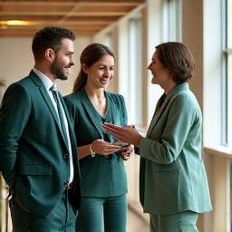 A diverse group of calm, approachable health experts discussing wellness topics.